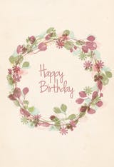 Circling Daisies - Birthday Card